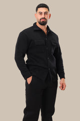 Men's Jacket and Pants Set | Black