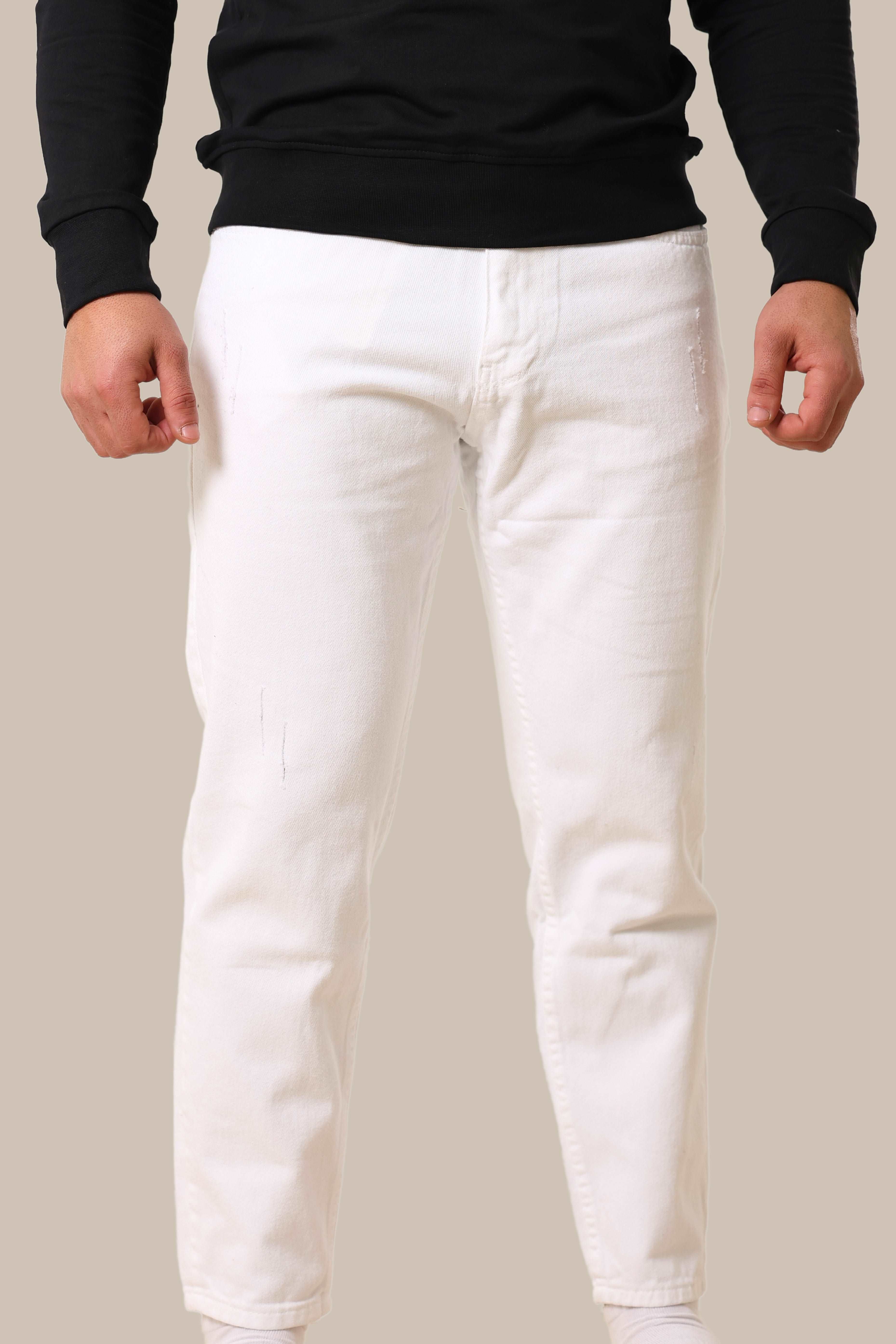 Boyfriend Jeans | White