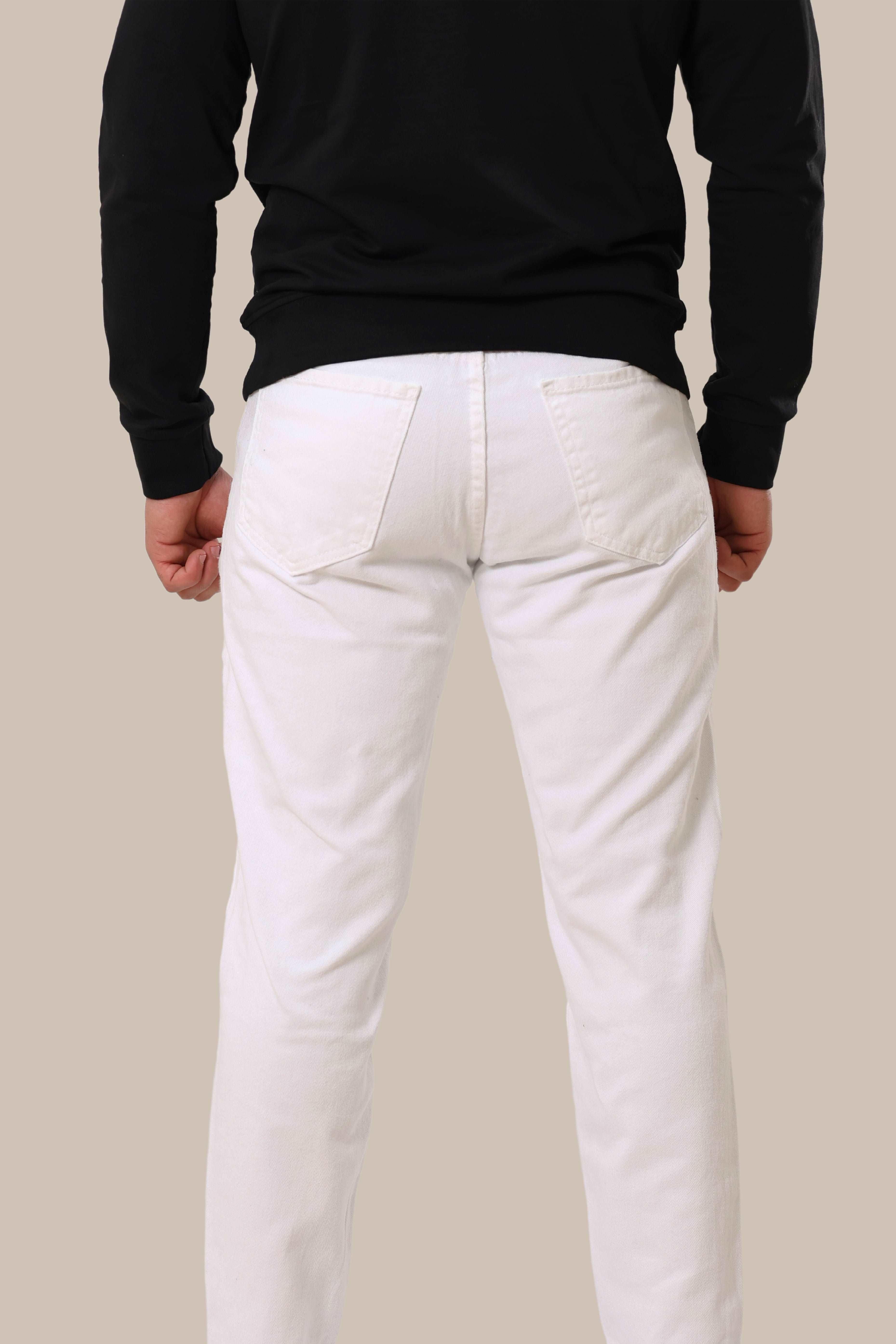 Boyfriend Jeans | White