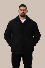 Men's Black Jacket with Pockets