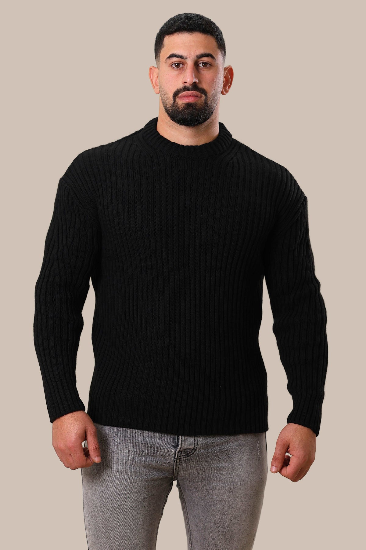 Sweater Knitted | Black