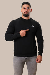 Basic North Face Sweatshirt  | Black