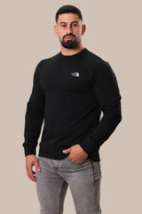 Basic North Face Sweatshirt  | Black