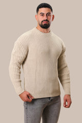 Sweater Knitted | Beige