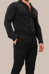 Linen Men's Set | Black