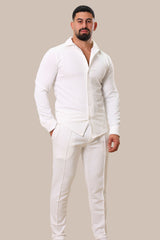 Linen Men's Set | White