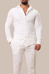 Linen Men's Set | White