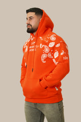 Bold Orange Men’s Hoodie